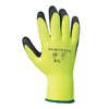 Portwest 10 Gauge Liner Thermal Grip Glove -Black/Yellow